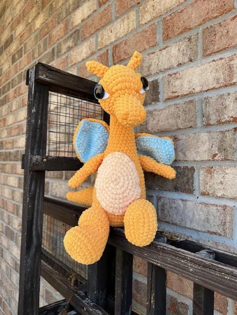 Chari-Dragon nostalgic Amigurumi