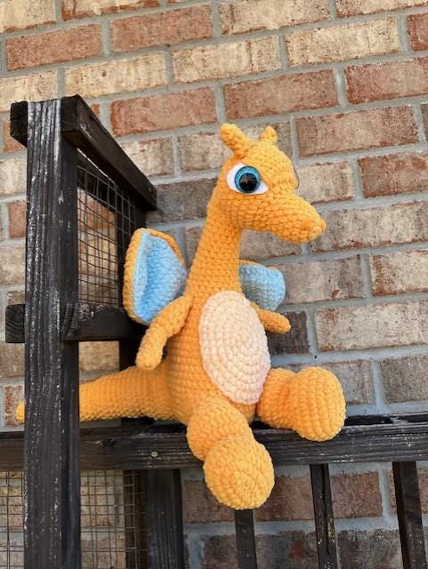 Chari-Dragon nostalgic Amigurumi