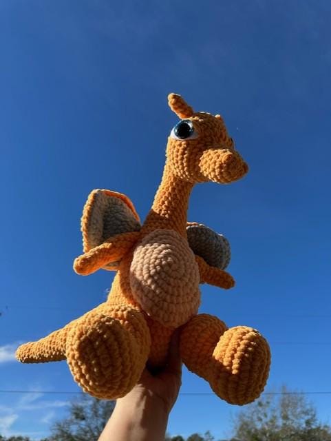 Chari-Dragon nostalgic Amigurumi